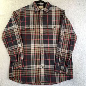 Schmidt Workwear Flannel Shirt Size L Big Color Black Gray Olive Outdoor Winter